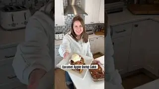 Caramel Apple Dump Cake Recipe - Easy Fall Dessert #Shorts #CaramelAppleDumpCake #FallRecipes