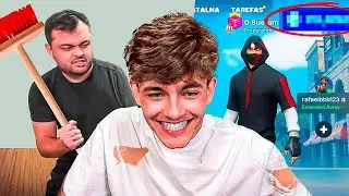 INVADI A CONTA DO MEU IRMAO E ROUBEI OS VBUCKS DELE