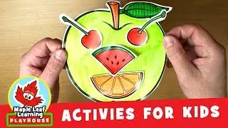 Fruit Face Activity for Kids | Maple Leaf Learning Playhouse