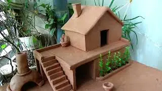 DIY Build a Creative Mud House | Clay House Modeling