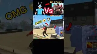 @GyanGaming  live stream Mai 1 vs 3 Players ka sath Custom 😱 #shorts #gyangaming