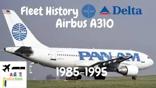 Fleet History - Pan American World Airways/Delta Air Lines Airbus A310 (1985-1995)