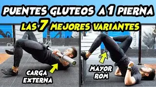 One-Leg Glute Bridge 🍑 The 7 Most Effective Variations to MAXIMIZE your GLUTES