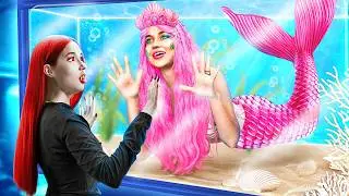 ¡El Vampiro Deseaba Convertirse en una Sirena Rosa! 😮 Situaciones Divertidas de Vampiro vs Sirena