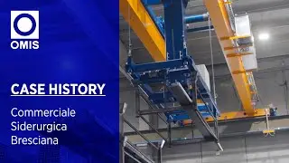 Commerciale Siderurgica Bresciana - OMIS automatic overhead cranes for high storage capacity