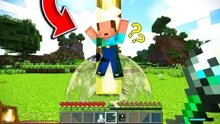 UZAY YILDIRIMI İLE TROLLEDİM 🤩 - Minecraft