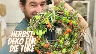 Herbstkranz selber machen Naturdeko Idee Herbst - Deko Inspiration Herbst 2022 zum selber machen.