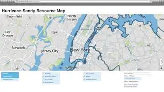 Hurricane Sandy Public Resource Map