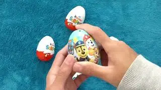 Opening PAW PATROL SURPRISE EGG - ASMR