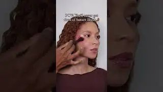 Sunset Blush Tutorial #sunsetblush #makeupshorts #makeup