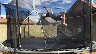 Trampoline Tricks In Slow Motion
