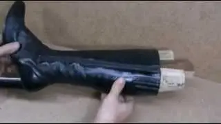 Ремонт обуви. Растяжка голенищ сапог
