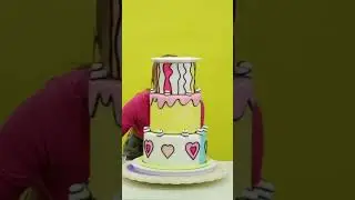 painting this cake was loads of fun 😊 who would you make this for?