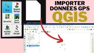Comment importer et manipuler données GPS dans Qgis