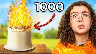 I Put 1000 Candles on a Birthday Cake (1k Sub Special!)