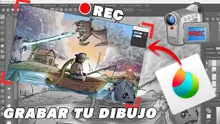 AHORA con MEDIBANG puedes grabar el proceso de tus dibujos SIN USAR programas externos