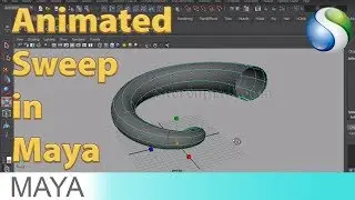 Animated Sweep Autodesk Maya