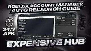 AUTO RELAUNCH Roblox Guide | Account Manger | How to Auto Relaunch Accounts | AFK Farming 24/7