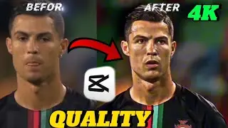 How to convert Normal Video to 4K Ultra Hd in Android/ Capcut 4K Quality Tutorials/ CapCut Editing