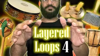 *ASMR* LAYERED LOOPS 4 | binaural tapping + no talking | Percussive Sounds ASMR