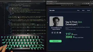 ASMR Programming - Responsive Personal Portfolio - No Talking
