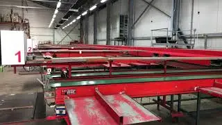 AWETA 6 line sorting machine for appels and pears with STAS water dumper