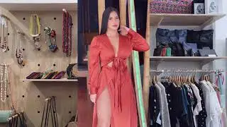 [4K] Transparent Try On With Roxana Ventura  (2024) ｜ Braless ｜ See-Through ｜ Sheer Fashion [cXUBsn