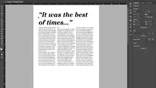 InDesign: Story Panel