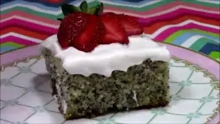 Рецепт турецкого десерта Маковый ревани Самый любимый десерт Haşhaşlı revani. Poppyseed revani