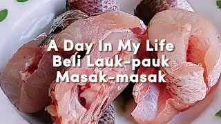 Daily Mini Vlog IRT | Beli Lauk-pauk, Masak-masak
