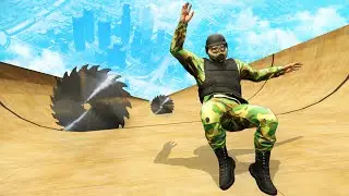 GTA 5 Epic Ragdolls episode 159 • Army Soldier