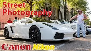 Street Photography with Nikon & Canon Chattanooga  4K