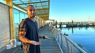Catching snapper of Portarlington Pier