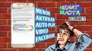 CARA MENONAKTIFKAN AUTO PLAY VIDEO OTOMATIS FACEBOOK