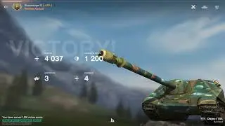 WoT Blitz | OBJ 704 4K DAMAGE 3 KILLS #ACE MASTERY