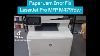 HP LaserJet Pro MFP M479fdw Paper Jam Error Fixed Front Tray Paper Stuck