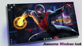 Awesome Spiderman look for your Desktop/Laptop.
