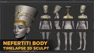 Nefertiti 3D Sculpt - Part 2