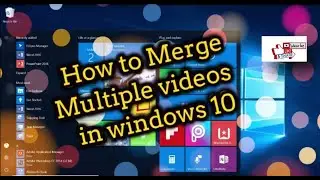 How to merge multiple video's by using photo app in windows 10 for free