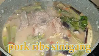 sinigang na ribs ng baboy