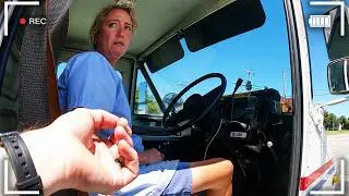 Drunk USPS Mail Carrier Caught Mid-Shift - Flipped Off Witnesses Then Got Arrested on Her Own Route