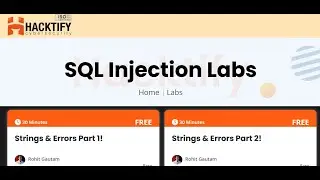 SQL Injection Labs - Part 2 | Hackity Labs Tutorial