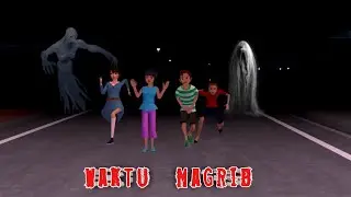 HANTU SAAT MAGHRIB || HORROR MOVIE SAKURA SCHOOL SIMULATOR