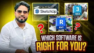 Fast & Easy 3D Modeling: SketchUp vs Revit vs 3Ds Max for Beginners | Akash Pandey