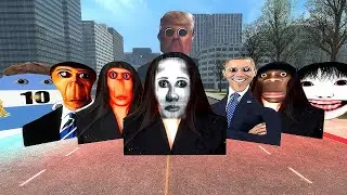 Rosalia Bizcochito Family, Angry Munci Multiverse, Obunga Family And Nico's Nextbot Gmod