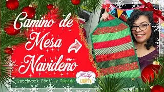 Camino de Mesa Navideño en Patchwork - Fácil y Rápido - para Principiantes