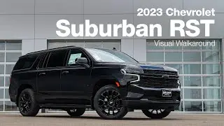 Fully-Loaded 2023 Chevrolet Suburban RST | Visual Walkaround