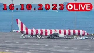 LIVE 2X Boeing 757 plus B767 At Madeira Island Airport 16.10.2023