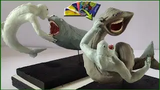THE BLOOP AND GREAT MAJA VS NINGEN WITH CLAY/PLASTILINA.