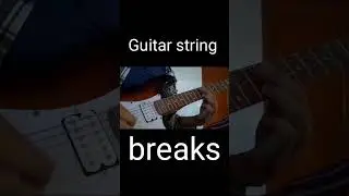 Guitar string breaks #anime